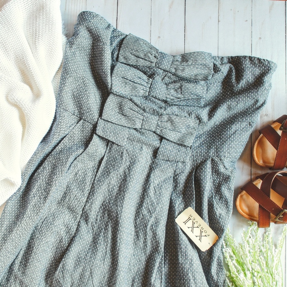 STRAPLESS MINI DRESS • FOREVER 21